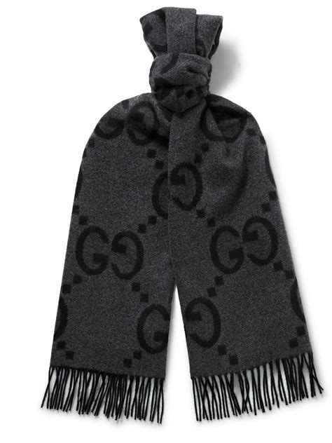 gucci ghost wool scarf|Gucci wool scarf unisex.